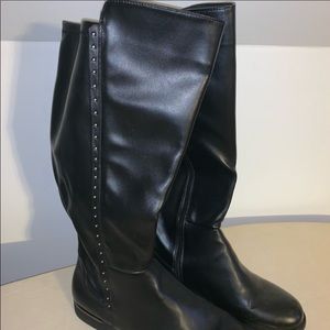 Avenue knee high wide calf boot